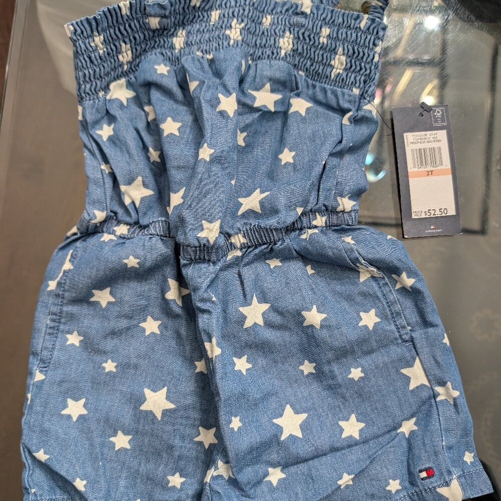Tommy Hilfiger - Toddler Girl  jean romper